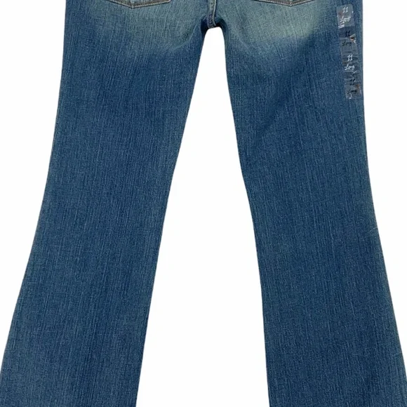 Y2K Style Flare Stretch Bullhead Huntington Blue Jeans - Picture 9 of 16